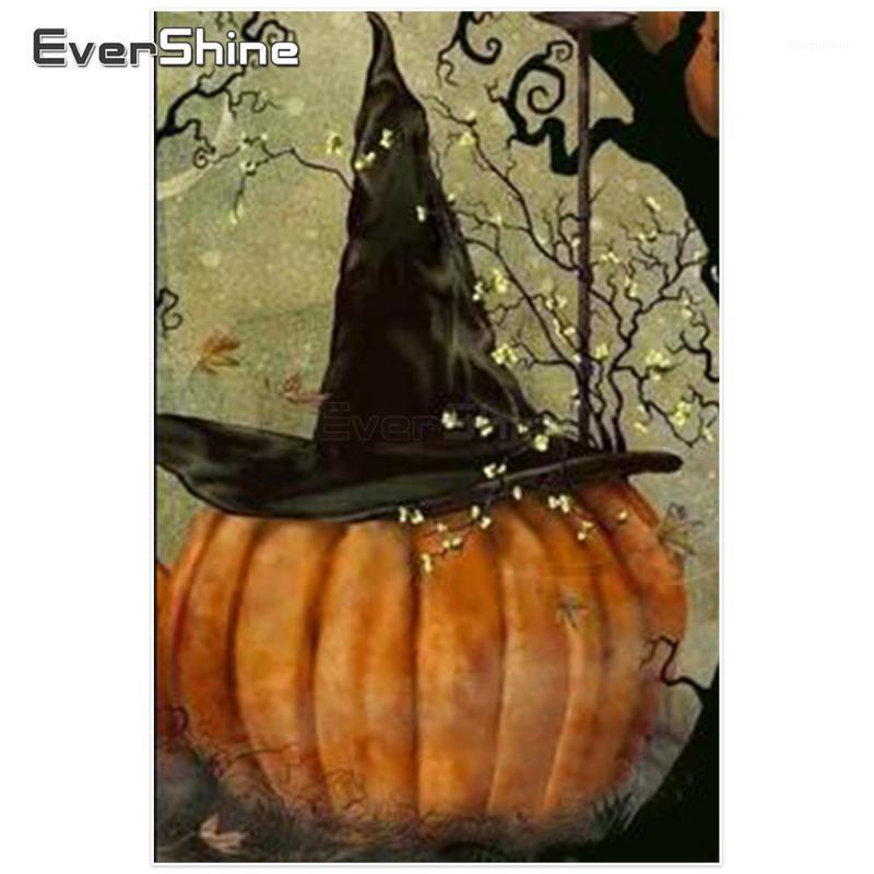 

Evershine 5D Diamond Painting New Arrivals Pumpkin Pictures Of Rhinestones Diamond Embroidery Full Drill Square Halloween Decor1