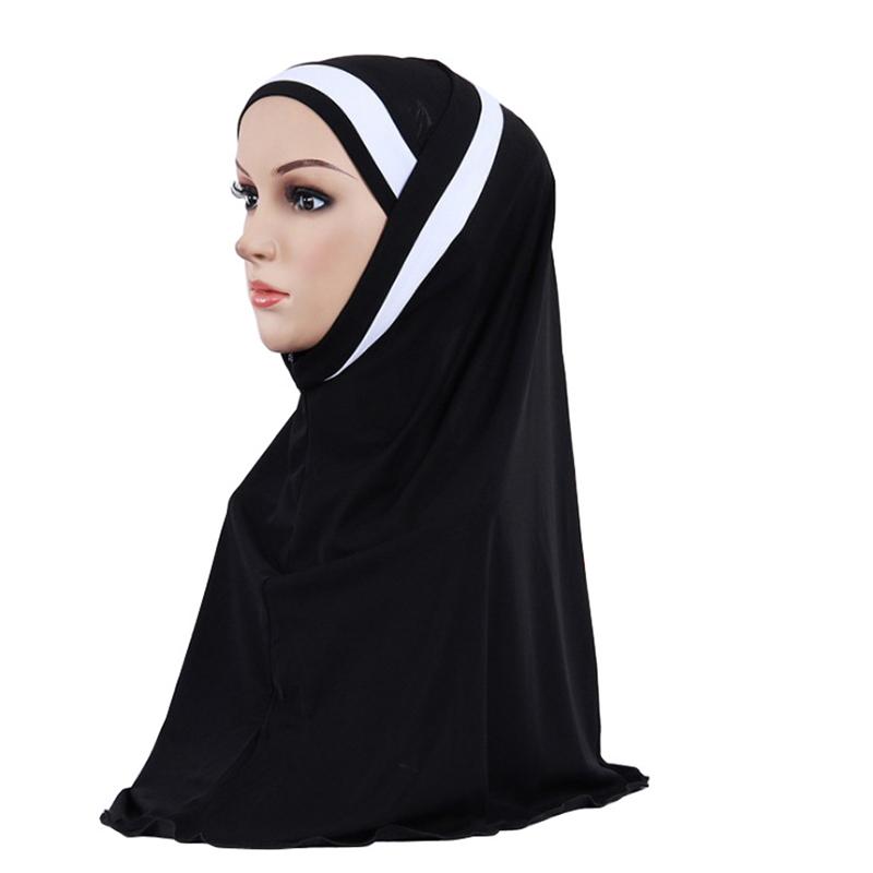 

New Fashion Muslim Underscarf Women Veil Head Scarves Muslim Women Scarf Turbans Head Hat For Turban Femme Wrap Cap Bonnet, Style 2