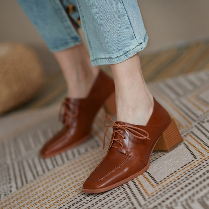 

2020 New Arrival Female Pumps Plain Rents Until Spring Fall Dressed in Genuine Office Leather Ladies Only Shoes 2is0, Beige