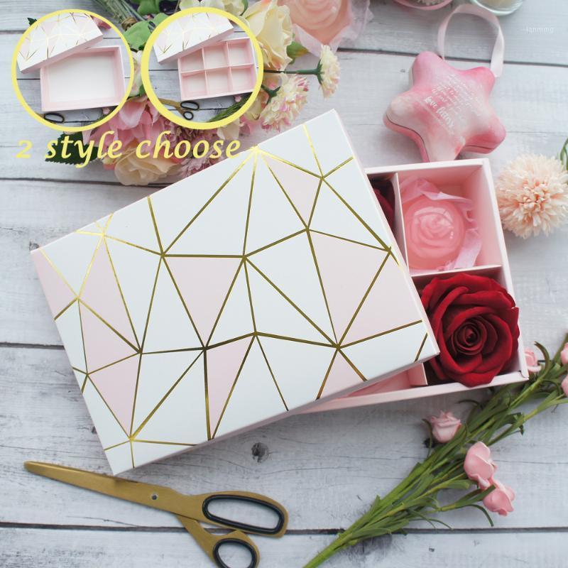 

25*17*5cm 5pcs Gold Diamond Pattern Paper Box As Macaron Chocolate Cookie Wedding Birthday Party Gifts Packaging1
