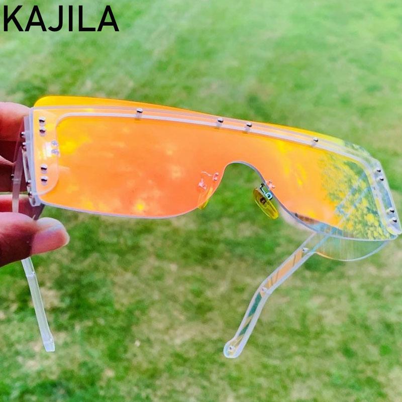 

Square Rimless Sunglasses Women 2021 Designer Traveling Vintage Sun Glasses For Men Shades Lentes De Sol Mujer