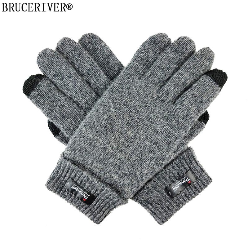 

Five Fingers Gloves Bruceriver Ladies Wool Knit With Thinsulate Lining And Touch Screen Function