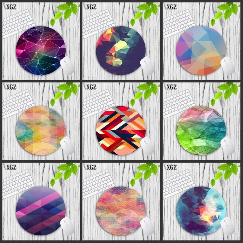 

XGZ Watercolor Pattern Round Gaming Mousepad 200x200MM 11 Kind of Computer Mouse Pad Choose for Game/office Tablet Mats