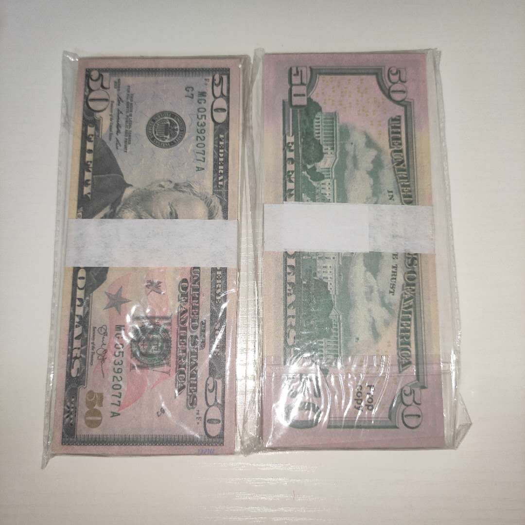 

Factory direct sales 20 US dollars fake bills, film and television props, bar atmosphere props, children's toys, game tokens