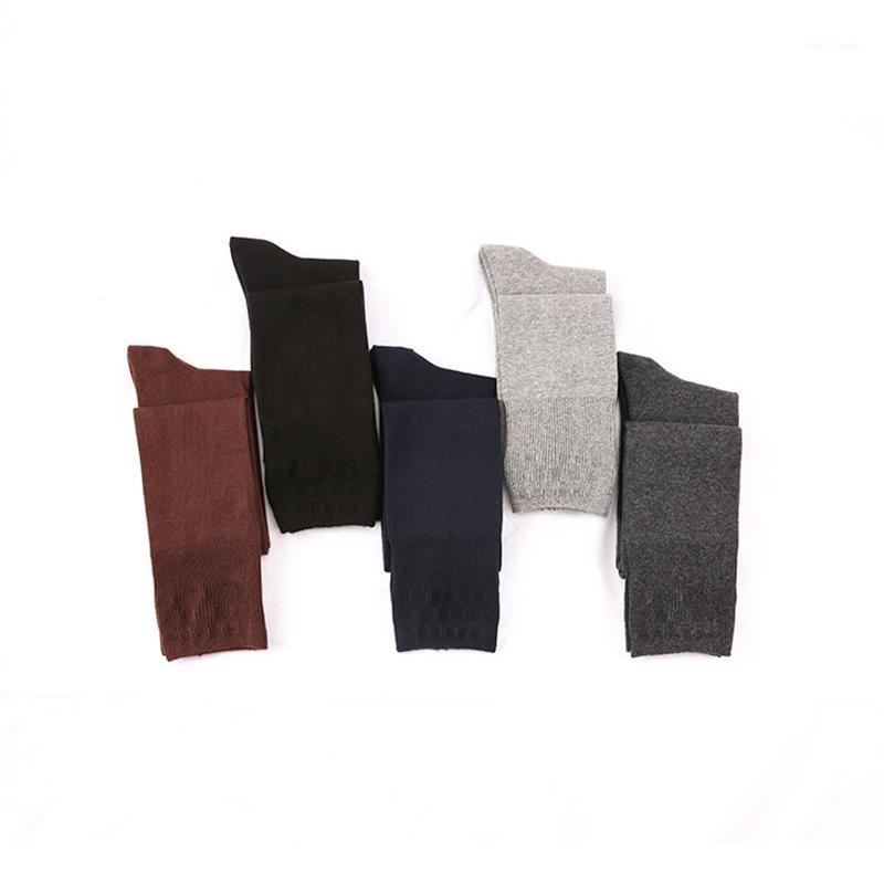 

Women Cotton Long Stockings Autumn Winter Warm Knee High Socks Solid Color Tight Slim Thigh Stockings for Lady Athleisure Sock1, Black