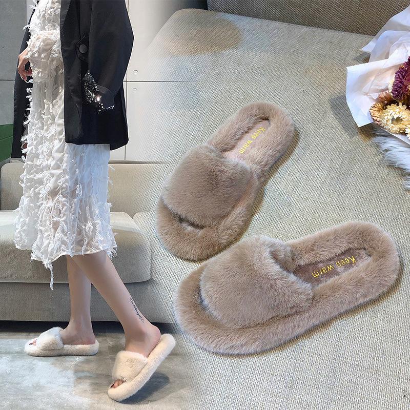 

Fuzzy Women's Winter Warm Slippers Memory Foam Cozy Soft Plush Non-Slip Lining Cotton Floor Indoor Outdoor Bedroom Show Finger, Black