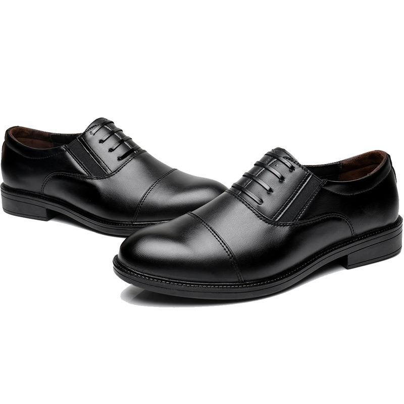 

Brand Classic Pointed Toe Oxford Men Flats Formal Dress Shoes Black Brown Summer Male Casual Business Party Shoes