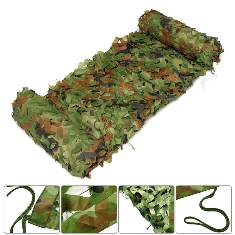 

3x4m Woodland Camo Netting Camouflage Net Privacy Protection Camouflage Mesh For Outdoor Camping Forest Landscape