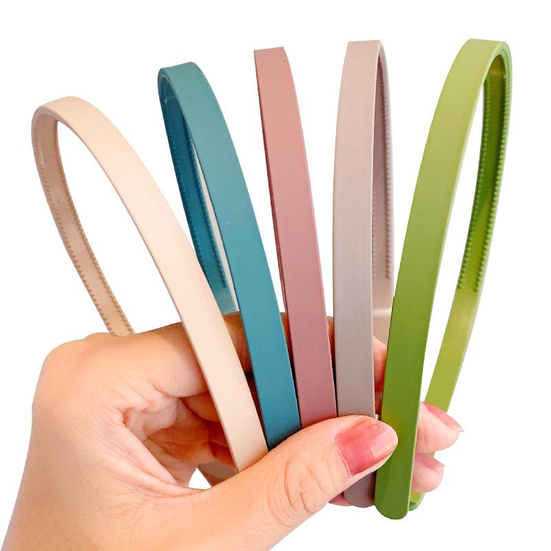 

5PCS/Set New Christmas Hair Accessories For Girls Women Cute Candy Colors Basic Hairbands Sweet Simple Headband Hair Hoop, Style 2