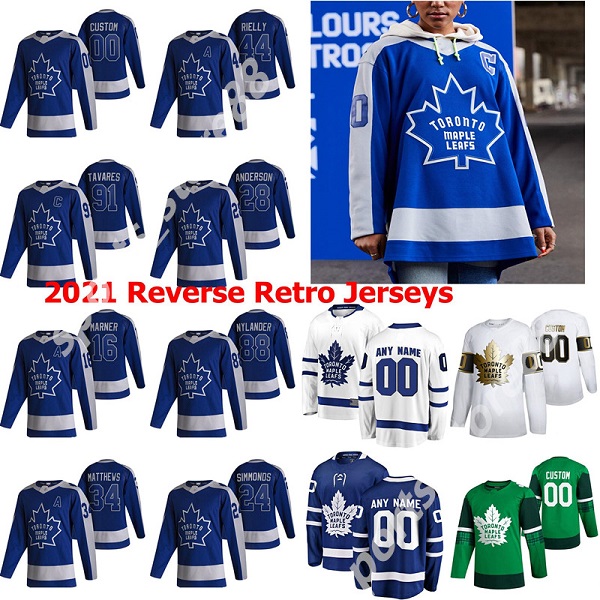 

2021 Toronto Maple Leafs Jersey 91 John Tavares 34 Auston Matthew 16 Mitchell Marner 97 Joe Thornton 44 Morgan Rielly Hockey Jerseys, Colour 7
