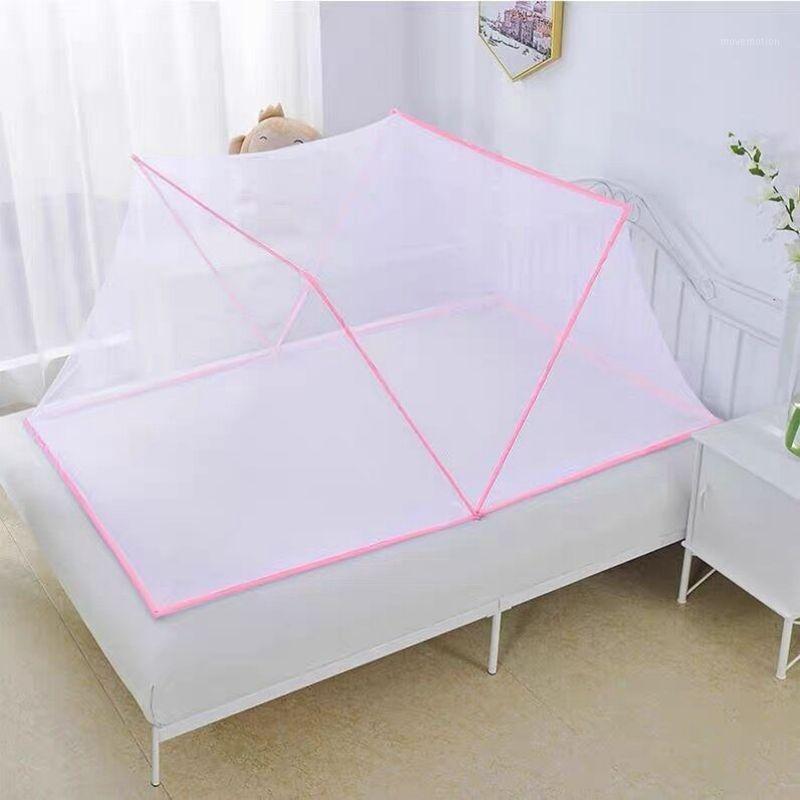 

Mosquito Net Travel Portable Folding Mosquito Net Portable Automatic Up Installation-free Foldable Student Bunk1