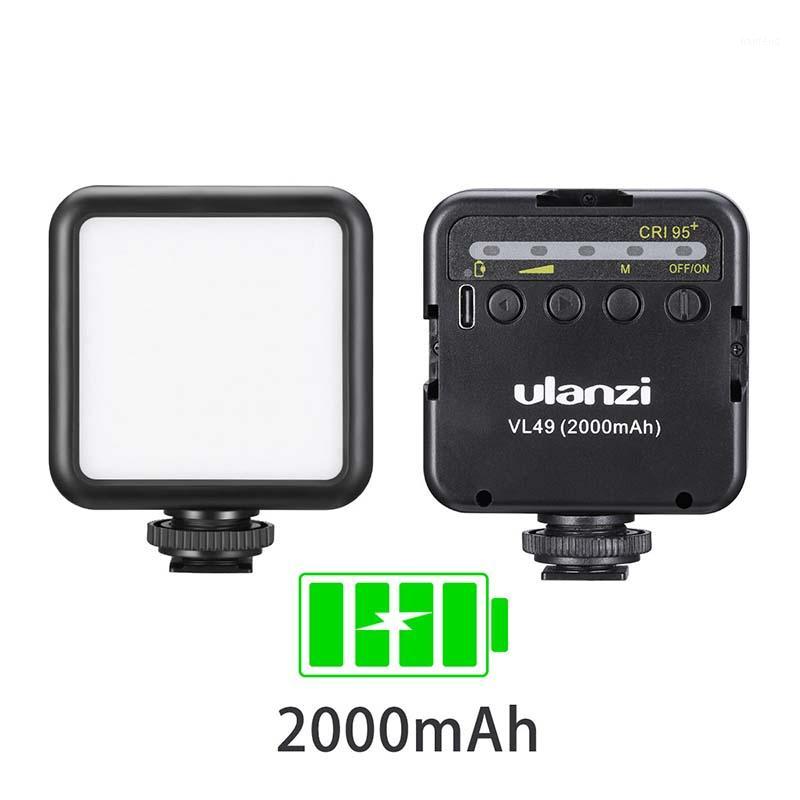 

Ulanzi VL49 6W Mini LED Video Light 2000mAh Built-in Battery 5500K Photographic Lighting Vijim VL81 3200K 5600K Vlog Fill Light1