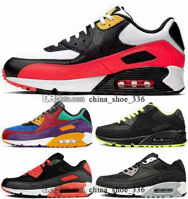 

running classic trainers 90s fashion men scarpe Air with box women 90 Sneakers mens Max shoes casual 12 46 eur 5 gym size us 35 zapatillas, Black