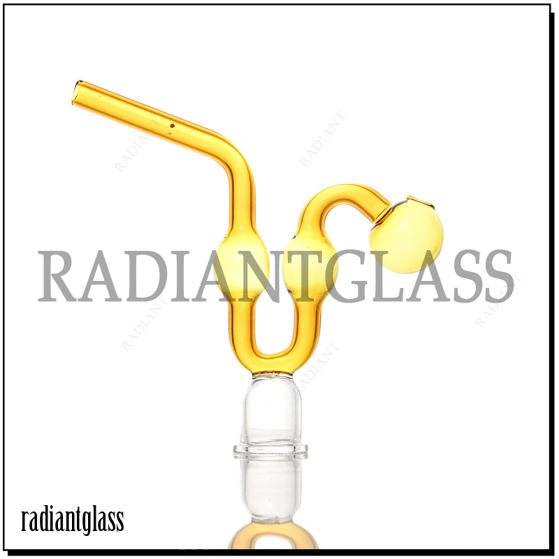 

Snakelike style Glass Pipe multicolor smoking Oil Burner Pipes Tobacco Dab Rig Bong Hookah Shisha Water