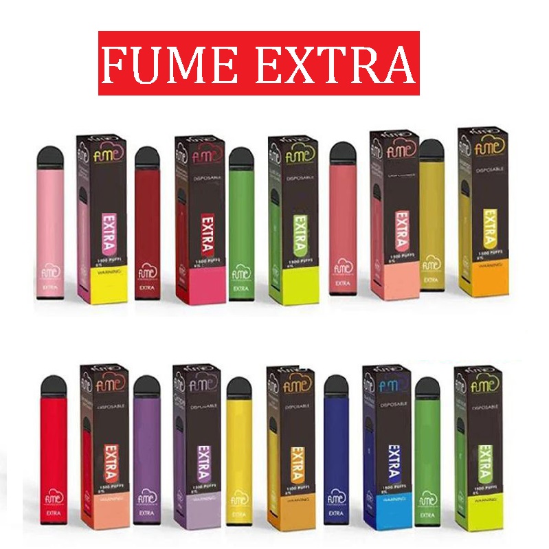 

Newest Fume Extra Disposable Vape Pen With 850mAh Battery Pre-Filled 5ml Pods Cartridges 1500 Puffs Device E Cig Vaporizer Kit