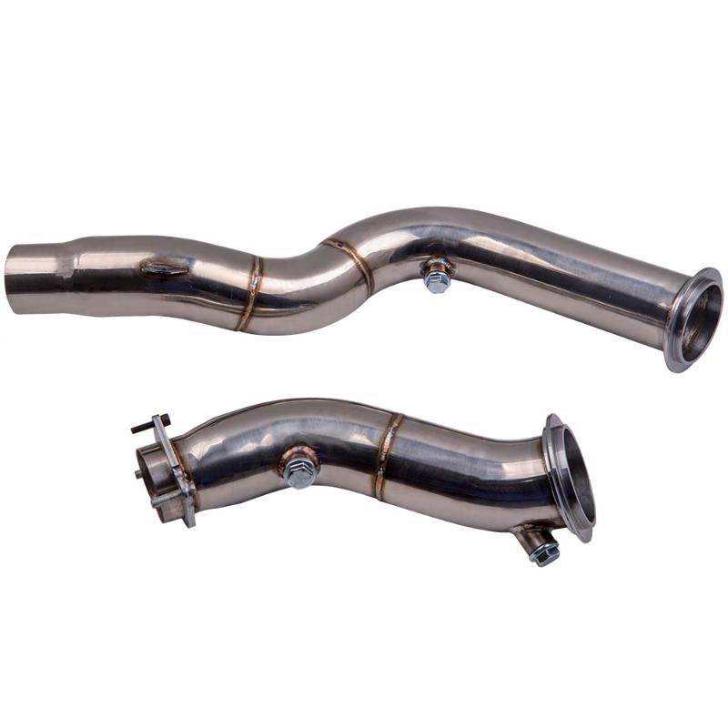 

For F80 M3 & F82 M4 1 Pair of T304 Stainless Steel Catless Decat Down Pipe