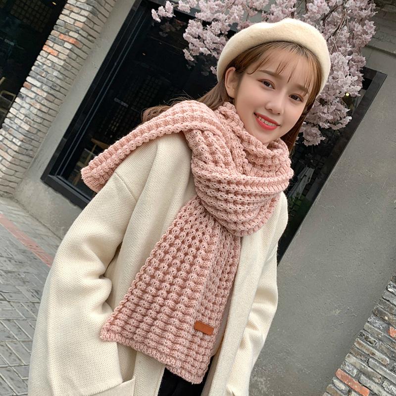 

Winter Warm Long Knitting Scarf Women's Thick Scarves