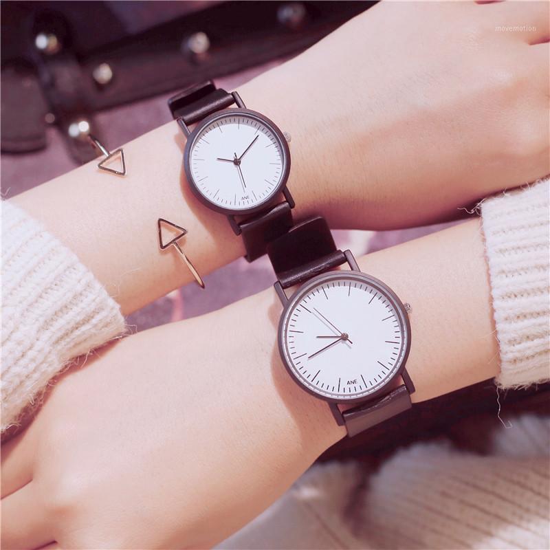 

New Fashion Casual 2020 Womens Watches Black White Simple Style Quartz Silicone Strap Wristwatch Drop shipping Women Watch1, Big black white