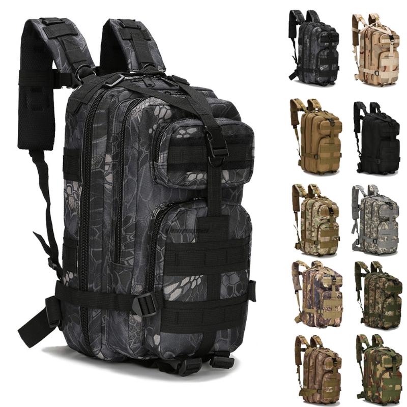 

Outdoor Sports Rucksacks Tactical Nylon Backpack Army Bags Camping Hiking Trekking Fishing Hunting Rucksack, Green