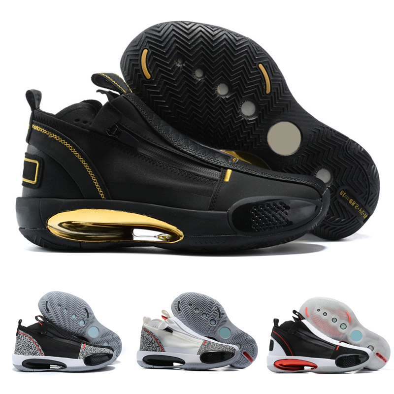 

2021 New Jumpman 34 SE ALL STAR Paris Black Red White Men Basketball Shoes 34s Trainers Low Crispy Guo Ailun Heritage Christmas PE, As photo 4