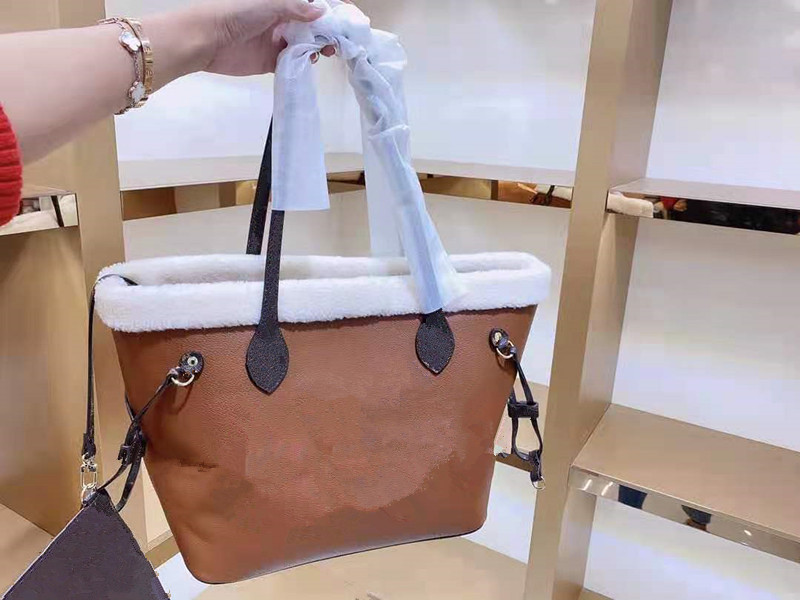 

New fashion designer luxury Classic women's lamb wool Hand Bag Messenger Shoulder bag pocket handbag shopping bag cross Purse, Customize