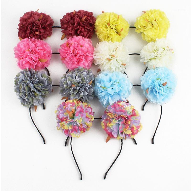 

Baby Girl Flower Christmas Headband Hair Band Fluffy Hair Hoop for Party Wedding Daily Decor Baby Accessories1, Blue