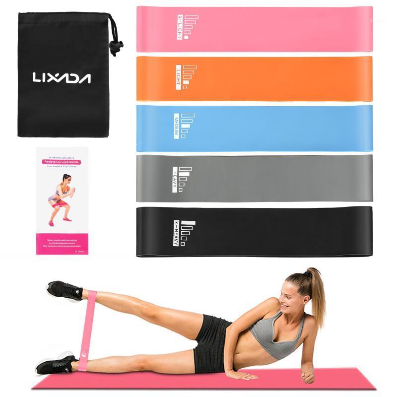 

Lixada 5PCS Resistance Loop Bands Elastic Bands Fitness Gymnastics Band for Workouts Pilates Yoga Physical Therapy1, Red
