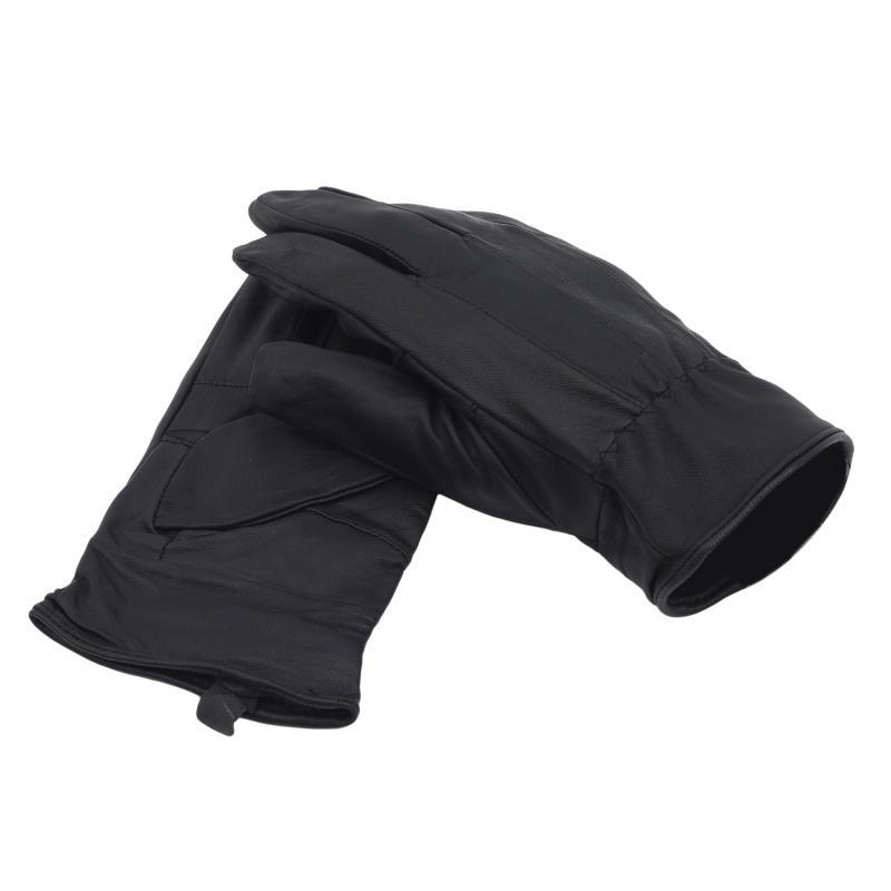 

High Quality Elegant Women PU Leather Black Gloves Autumn And Winter Thermal Hot Trendy Female Glove