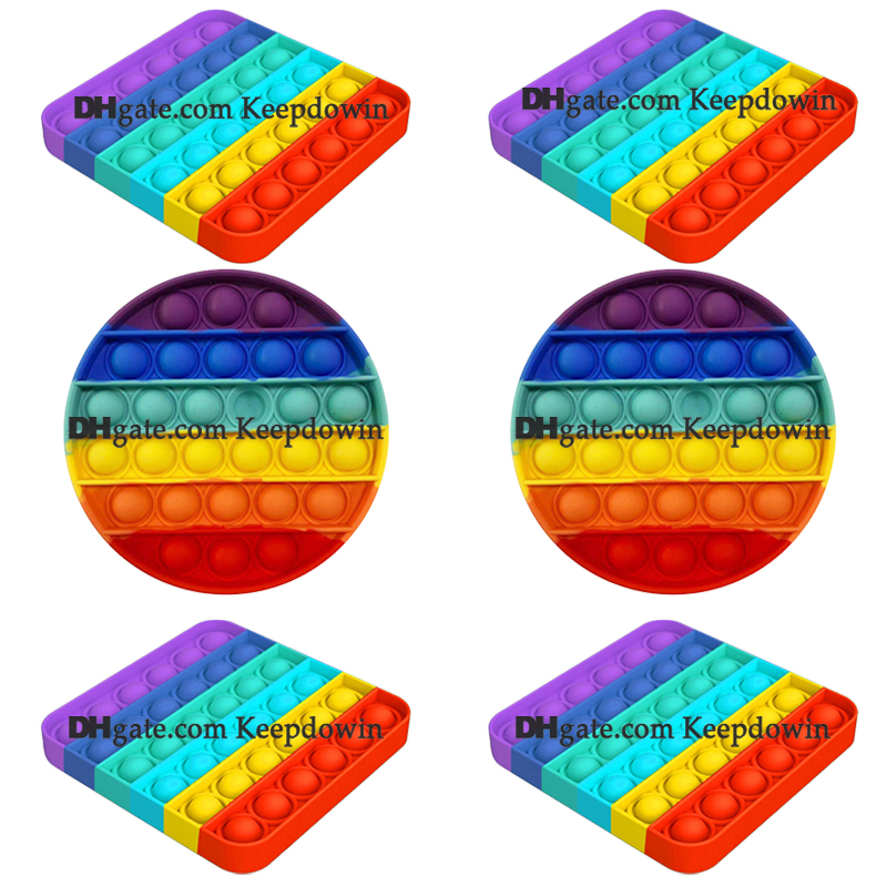 

Push Pop Fidget Toy Bubble Sensory Autism Special Needs Stress Reliever It Squeeze Sensory Toy for Children Adults