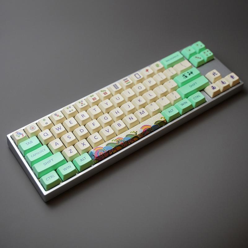 

Majiang Design Keycaps For Cherry Mx Switch Mechanical Gaming Keyboard DSA Profile Sublimation PBT Keycaps Compatible With GH60