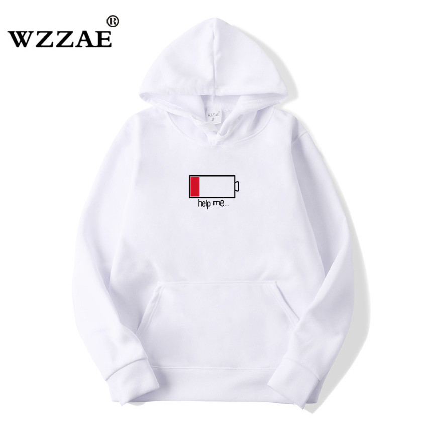 

WZZAE 2020 Low Help Me Hoodies Men 3D Creative Hooded Sweatshirts Fashion Streetwear Hip Hop Black Hoodie Male Plus Size -XXL, Pink