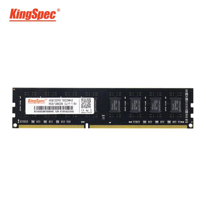 

High Quality KingSpec DDR3 pc 8GB 4GB RAM Memoria Ram For Laptop DDR 3 1600MHz ddr3 4gb 8gb desktop