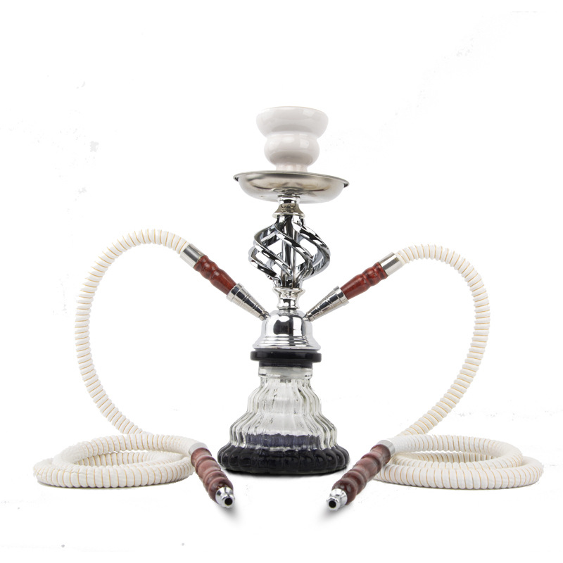 

Factory direct sale Arabic water pipe bar KTV small glass pipe hookah shisha cross-border supply in stock quick delivery