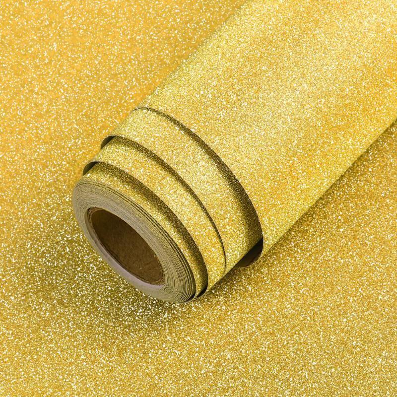 

Gold DIY Shining Wallpaper Glitter Wall Stickers Gifts Box Package Dressing Table Decals Self-adhesive Bedroom Stickers Decor1, Burgundy