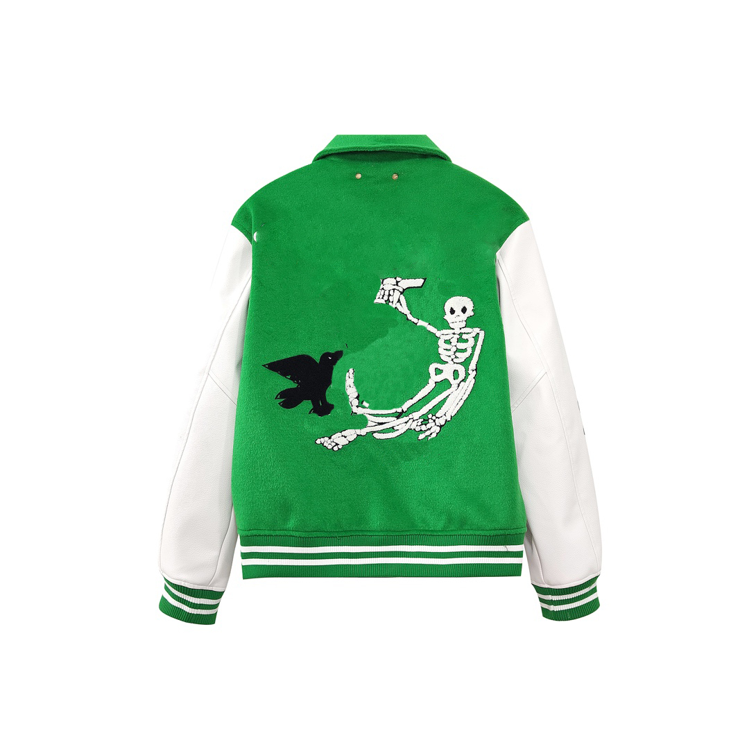 

Designer Trap Star Letter Patch Pattern Long Sleeve Mens Jackets Luxury Cotton Yarn Finished Woven Unisex Sweatshirt Large -xl, Army green