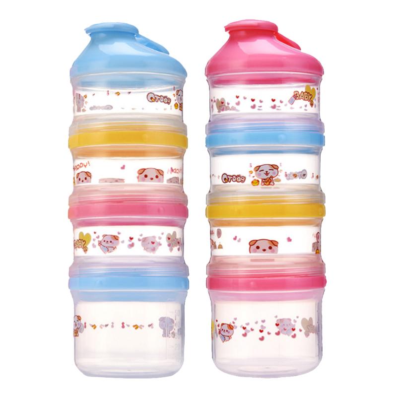 

4 Layers Infant Milk Formula Dispenser Container Holder Feeding