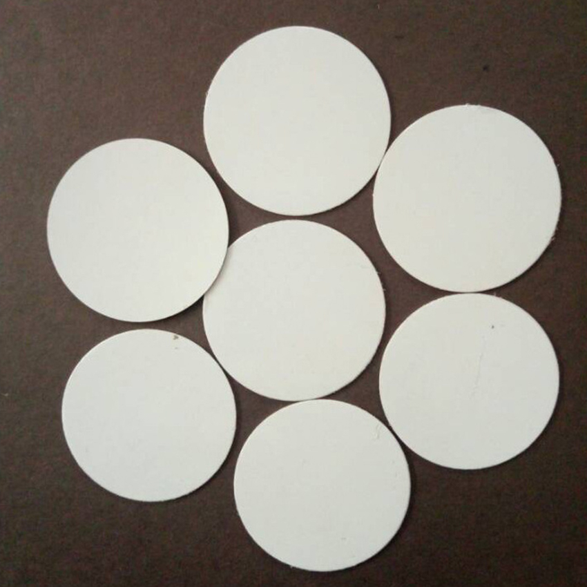 

white sublimation blank aluminum sheet pendant Creative Christmas ornaments Heat transfer Printing DIY ornament round Christmas Decoratio