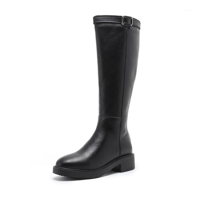 

New Round Toe Mixed Colors Metal Rivet Womens Flat Boots Printed Lace Up Buckle Knight Boots Fashion Female High1, Beige