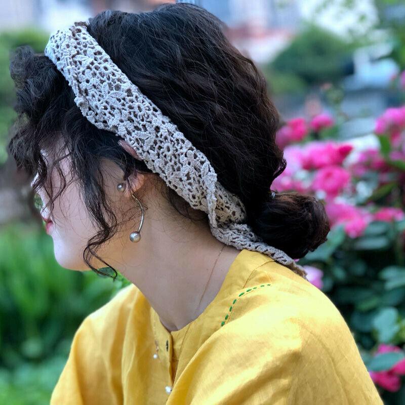 

Hot Sale Women Cotton Hollow Scarf Autumn Warm Soft Long Neck Big Wrap Shawl Table Gray Solid Scarf Hairband Accessories