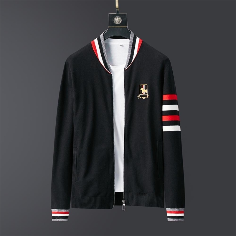 

Cardigan Men Clothing Fall Winter Long Sleeve Sweater Plus Size Homme Clothes High Quality Korean Style Man Cardigans Coats 201105, Xxl