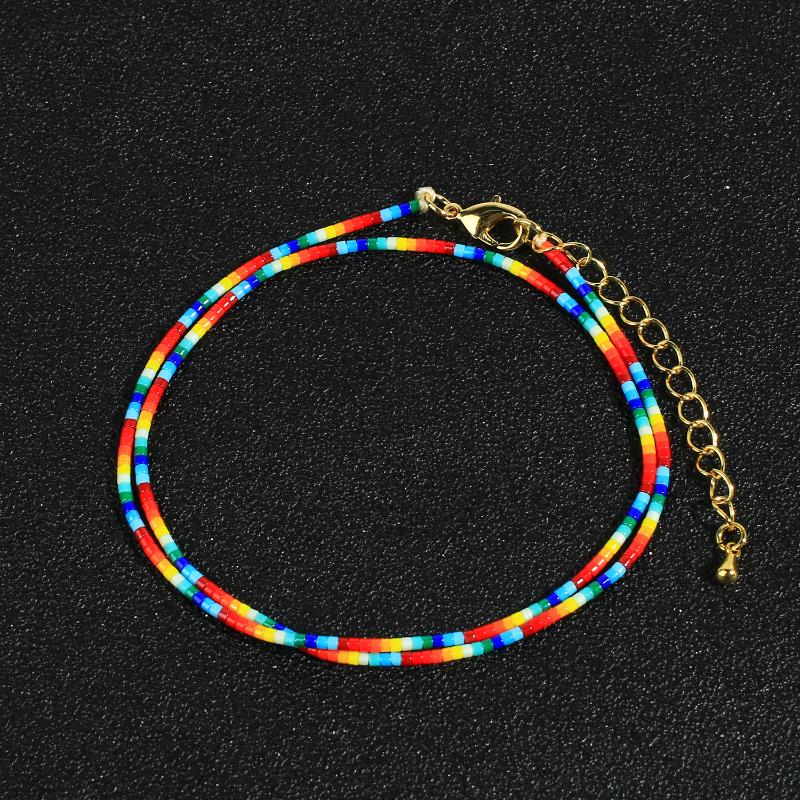 

KELITCH New Women Aesthetic Chain Necklaces 2021 Harry Styles Crystal Heart Beads Necklace For Girls Egirl Jewelry