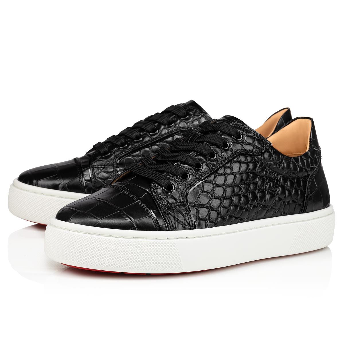 

Black Leather Casual Shoes Red Bottom Sneakers Junior Flat Vieirissima Orlato Round-toe Low top Platfrom Women Sneaker Name Brand Trains