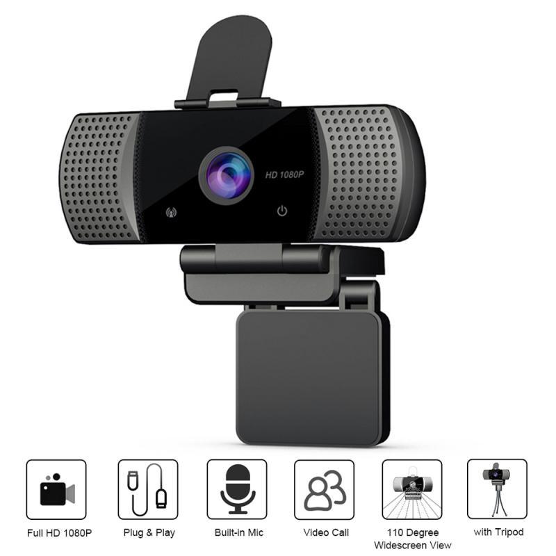 

HD 1080P USB WebCam Built-In Noise Cancellation Microphone Dynamic Resolution High-end Video Call Camera New Dropshipping
