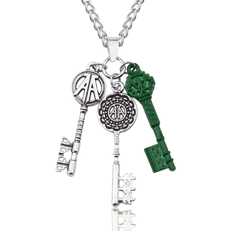 

Chains Necklace Movie Three Keys Charm Pendant