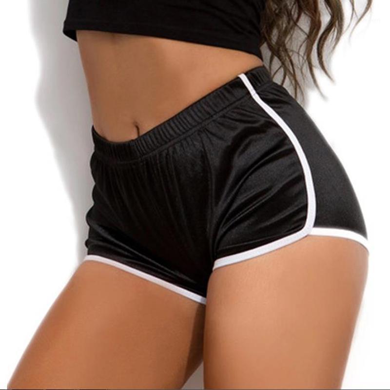 

Women' Sexy Velvet Lounge Shorts Outfits High Waist Club Mini Hot Shorts Panty For Exercise Sports Running Outdoor1, Pink