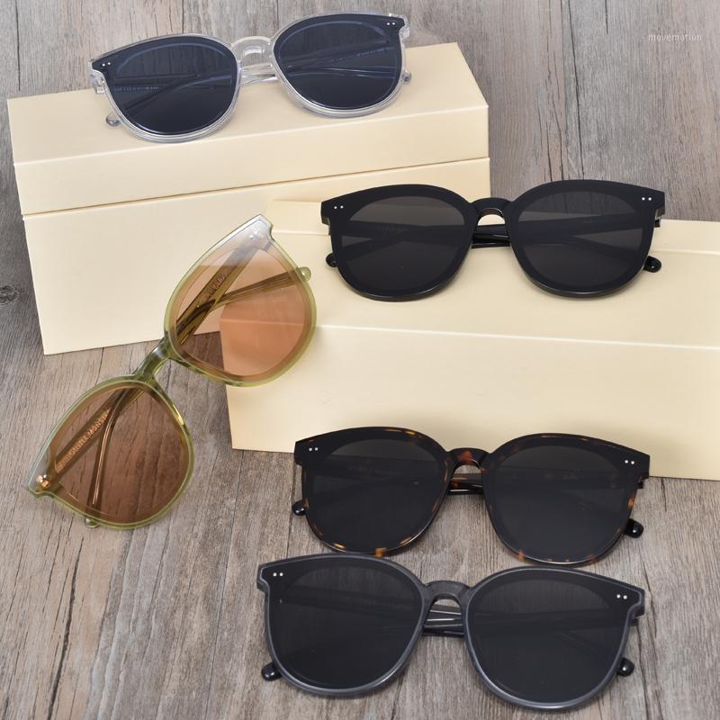 

high quality 2020 NEW Fashion design GENTLE FLATBA Solo Sunglasses Women Men Round Acetate Polarized Sun glasses1