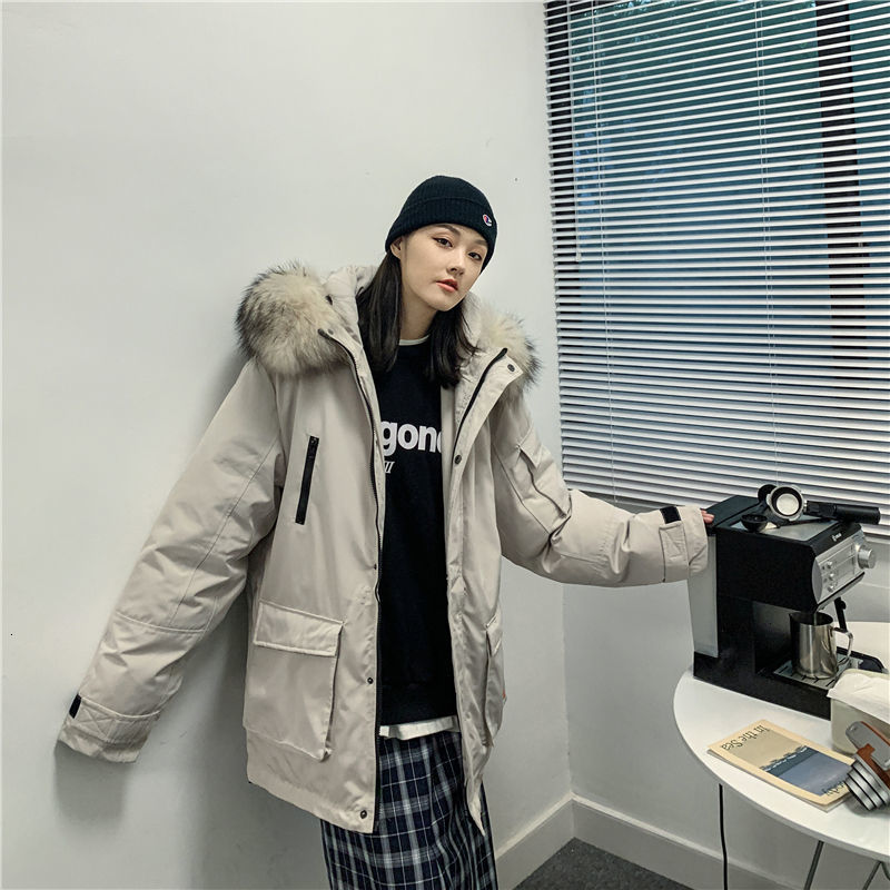 

Cotton 2021 Male Quilted Clothing Autumn-winter New Work Set Thicken Clothes Hoodie Youth LWTB, Milky white.