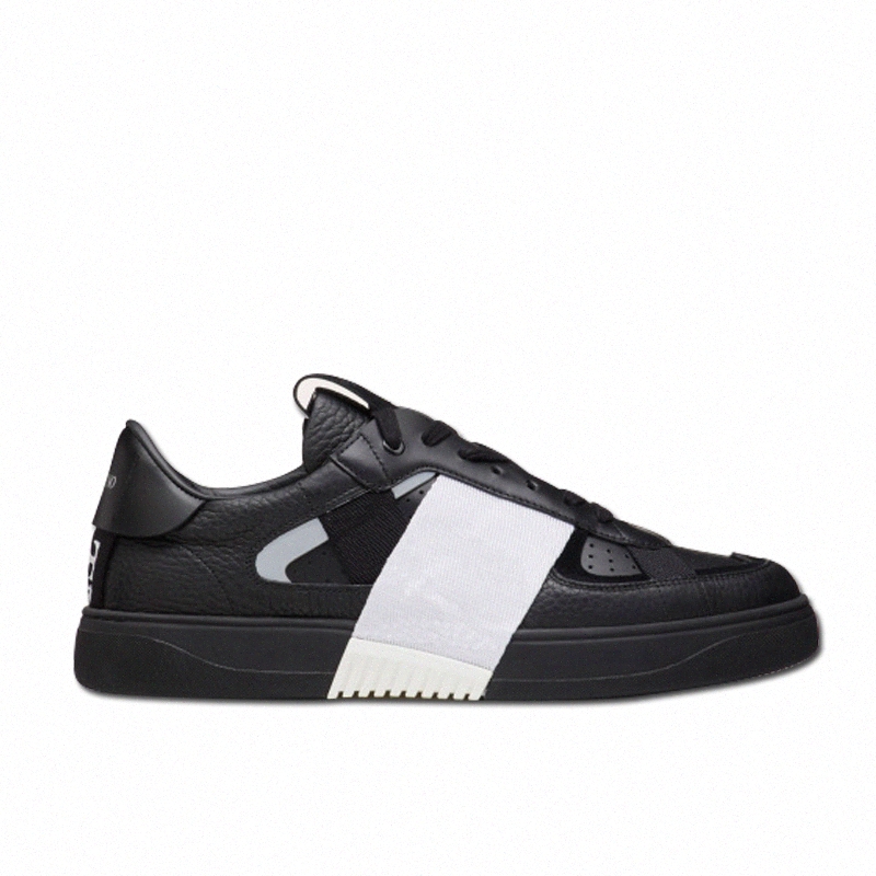 

Best seller men shoes casual shoes vltn progettista star same paragraph leather VALENTINO inner wear-resistant Flat shoes n1lY#