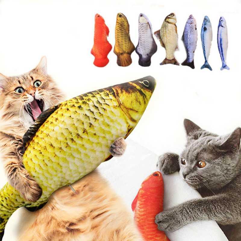 

Pet Soft Plush 3D Fish Shape Cat Toy Interactive Gifts Fish Catnip Toys Stuffed Pillow Doll Simulation Playing Toy For Pet1