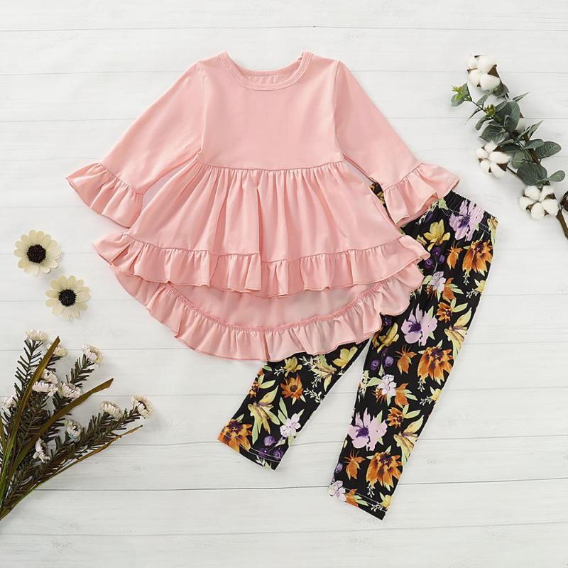 

Clothing Sets PatPat 2021 Arrival Autumn 2pcs Toddler Girl Skirt Suit Elegant Toddler's Short Sleeve Casual 2-piece Sets1, Pink